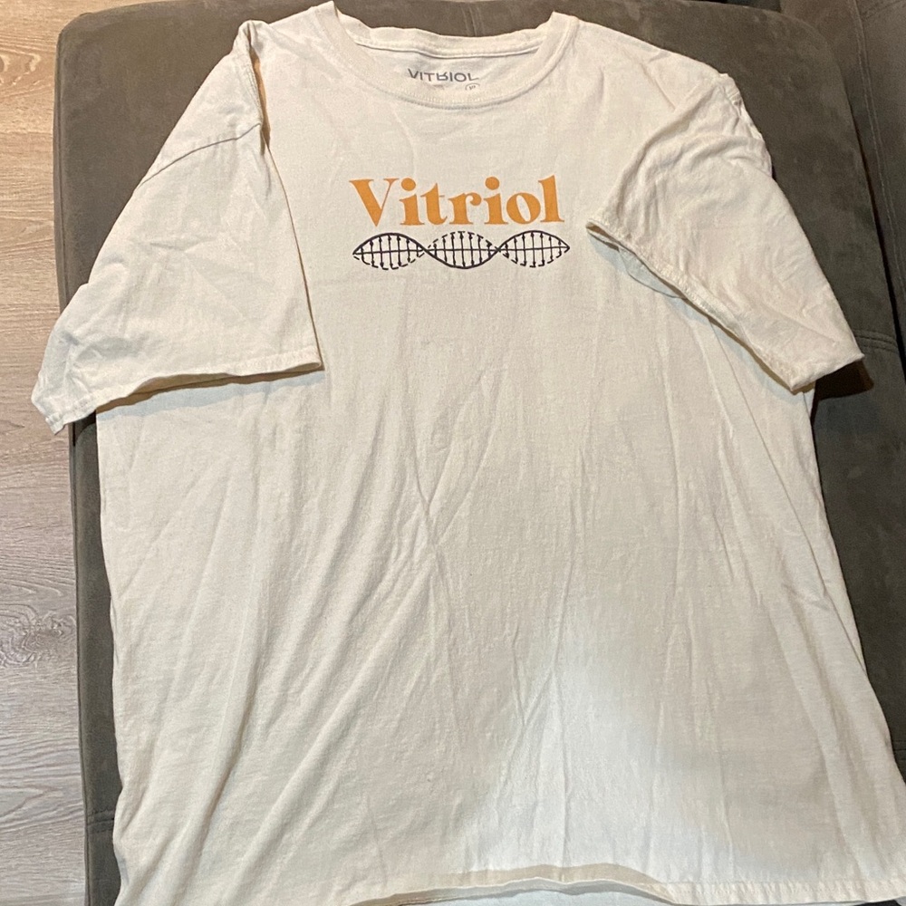 Cream Graphic Tee for Men